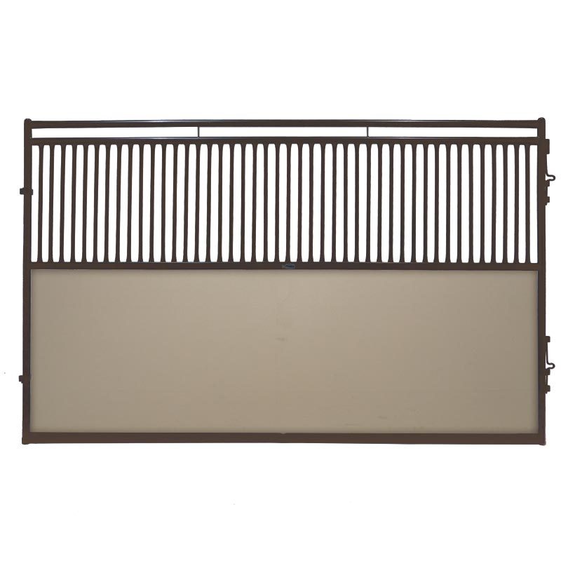Premier Stall Panel 12` Bar Poly Installed