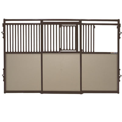 Priefert Premier Stall Front 12` Bar Poly Installed