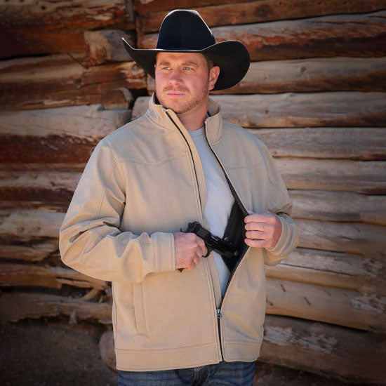 Cinch Men's Khaki Conceal Carry Jacket
