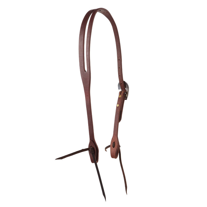 Cowperson Tack Slot Ear Headstall with CB20 Buckle