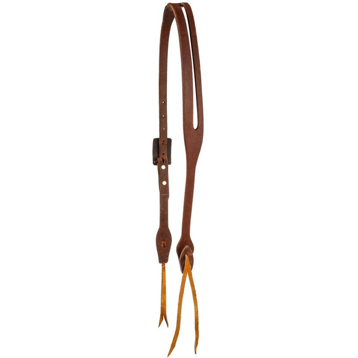 Cowperson Tack 5/8inch Slot Ear Headstall w/ Card Suit & Pistols Hardware