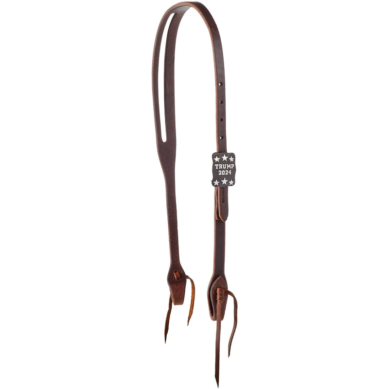 Cowperson Tack 3/4 Inch Trump 2024 Slot Ear Headstall