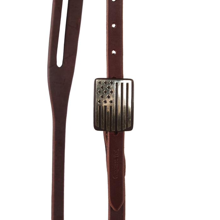 Cowperson Tack Slot Ear Headstall with RCB11 Buckle