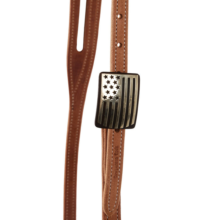Cowperson Tack Roughout Slot Ear Headstall with RCB11 Buckle