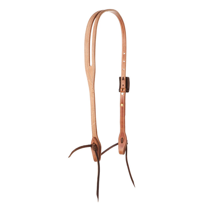 Cowperson Tack Roughout Slot Ear Headstall with RCB11 Buckle