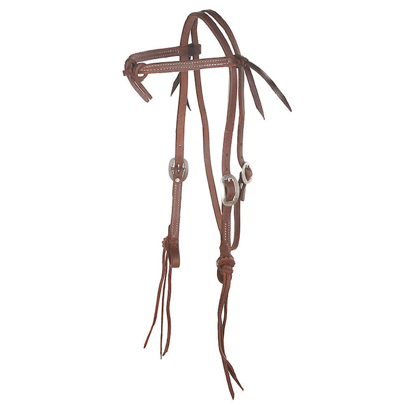 Rattlesnake Knotted Browband Headstall