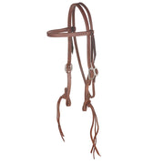 Rattlesnake Oiled Straight Browband Headstall