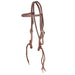 Rattlesnake Oiled Straight Browband Headstall