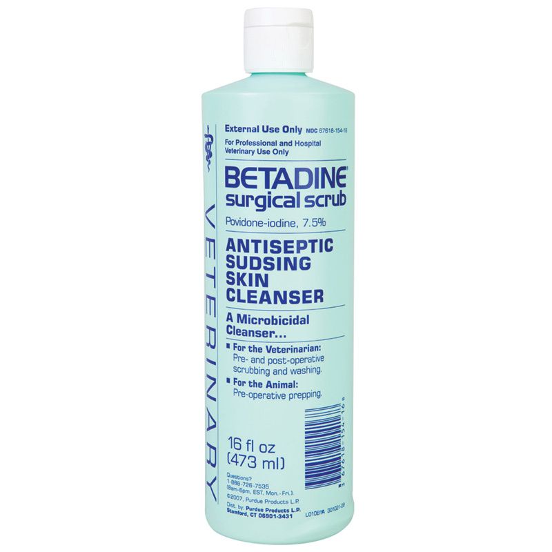 Surgical Scrub 16oz Bottle Povidone-Iodine