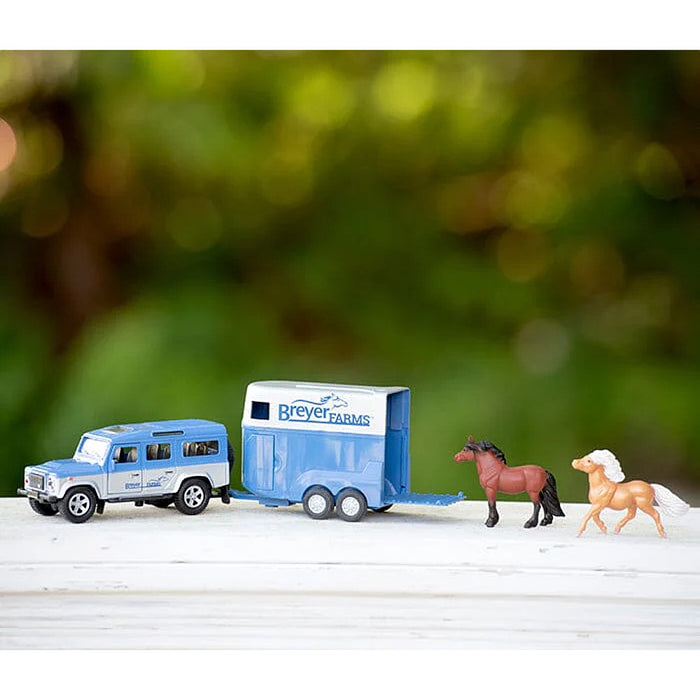 Breyer Farms Land Rover/Tag-a-long Trailer Set