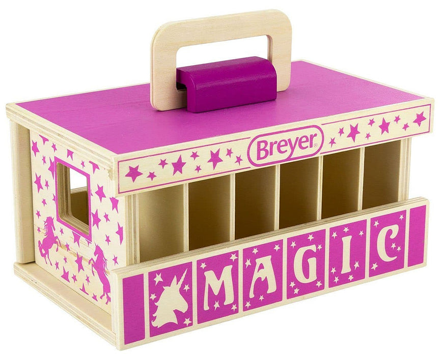 Breyer Unicorn Magic Wooden Stable Play Set