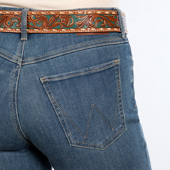 Wrangler Women's BeSpoke Ada High Rise Bootcut Jeans