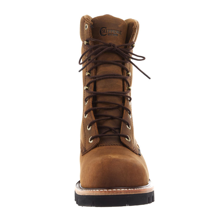 Chippewa Footwear Men`s Waterproof Steel Toe Logger Work Boot