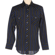 Mens Sport Western Stripe Snap