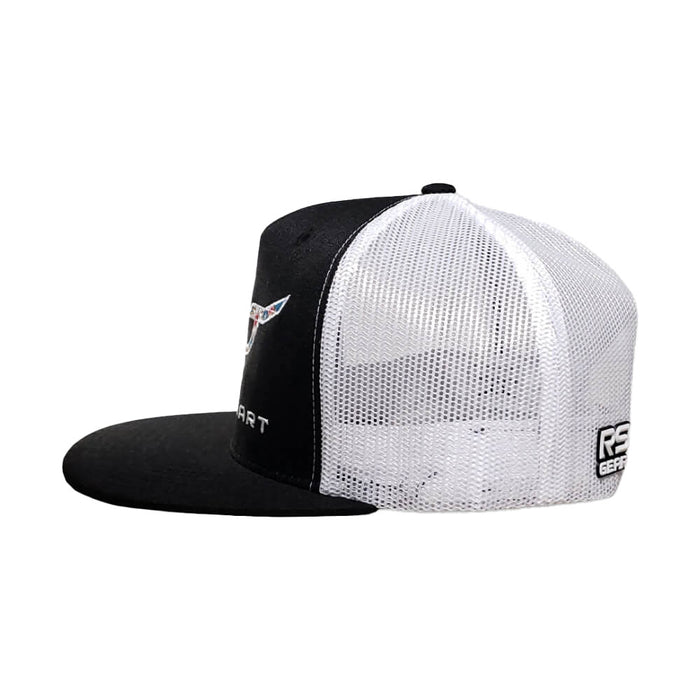 Ropesmart Santa Fe Logo Embroidered Black Trucker Cap