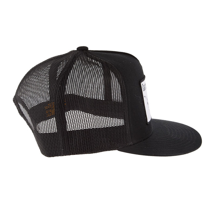 Cactus Alley Hat Co The Big Curl Black Cap