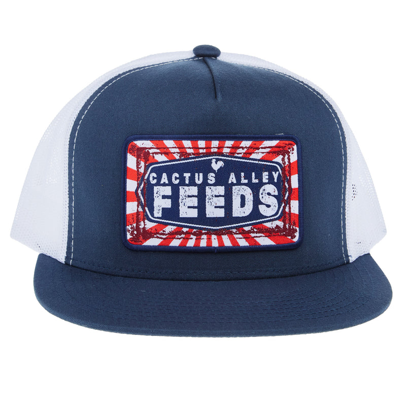 Cactus Alley Hat Co CA Feeds Navy/White Cap