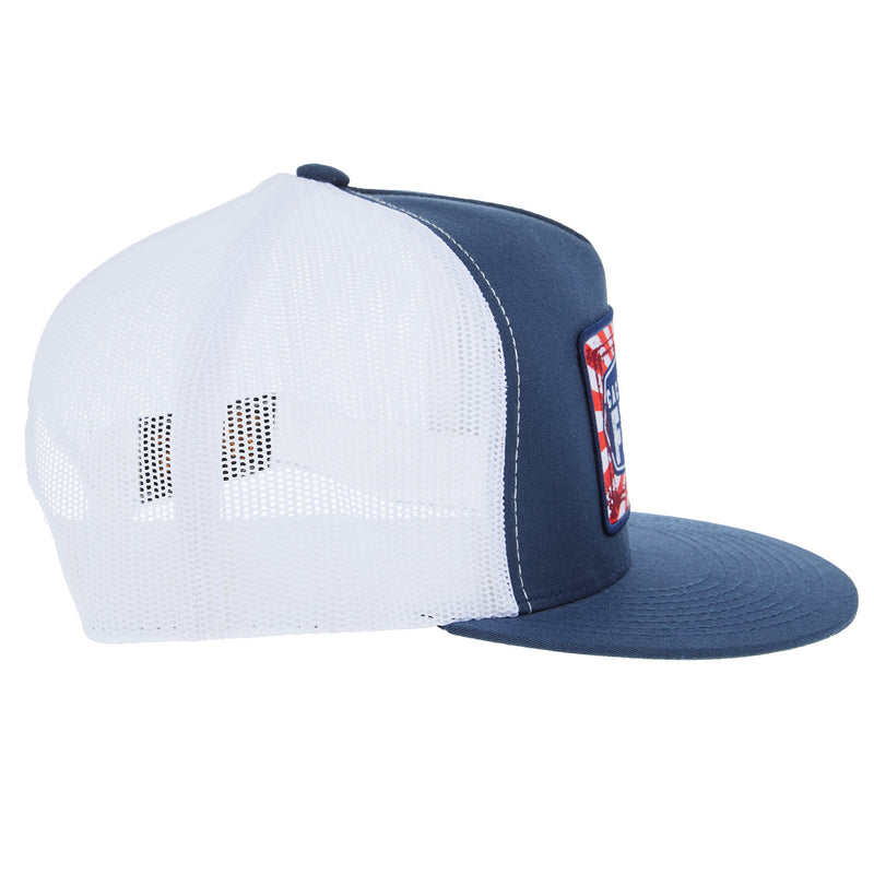 Cactus Alley Hat Co CA Feeds Navy/White Cap