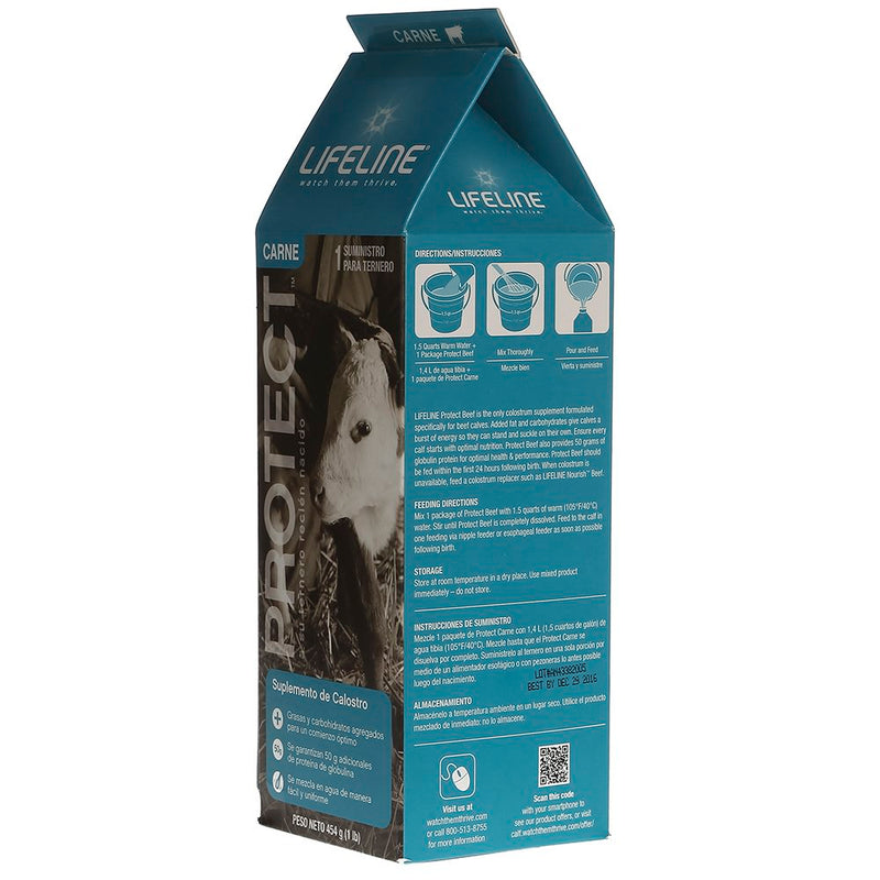 Lifeline Protect Beef Colostrum Supplement 1lb