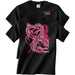 Girly Threads Women's Miracles Happen Black Tee