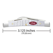 Case XX Small Congress Standard Jig White Synthetic Pocket Knife CA60198