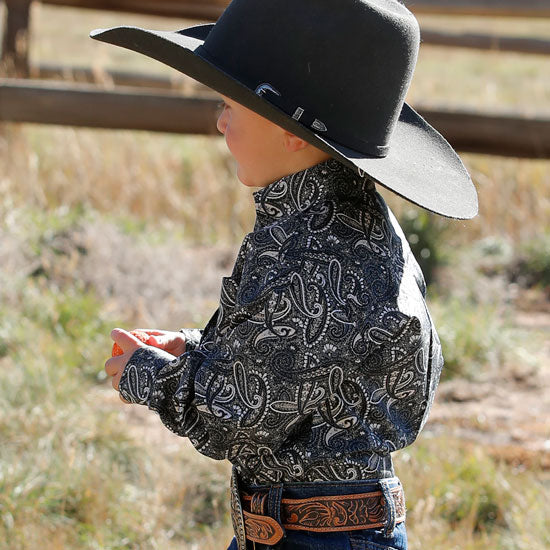 Cinch Infant Toddler Midnight Paisley Shirt