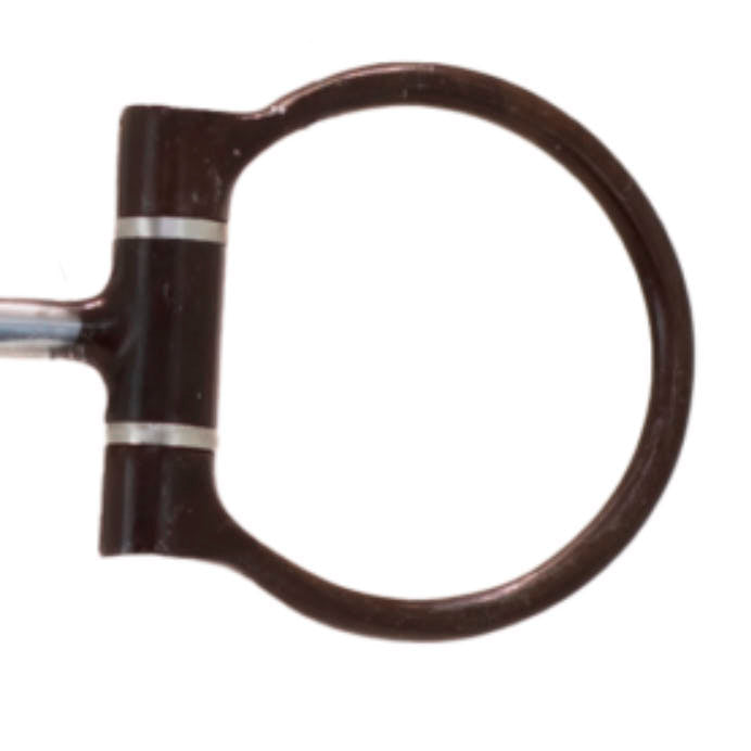 Cowboy Tack Tyler Magnus Smooth Dee Ring Snaffle Bit