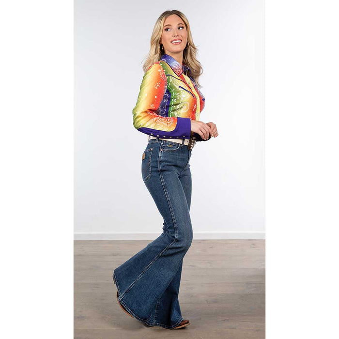 Wrangler Lainey Wilson Rainbow Bandana Top