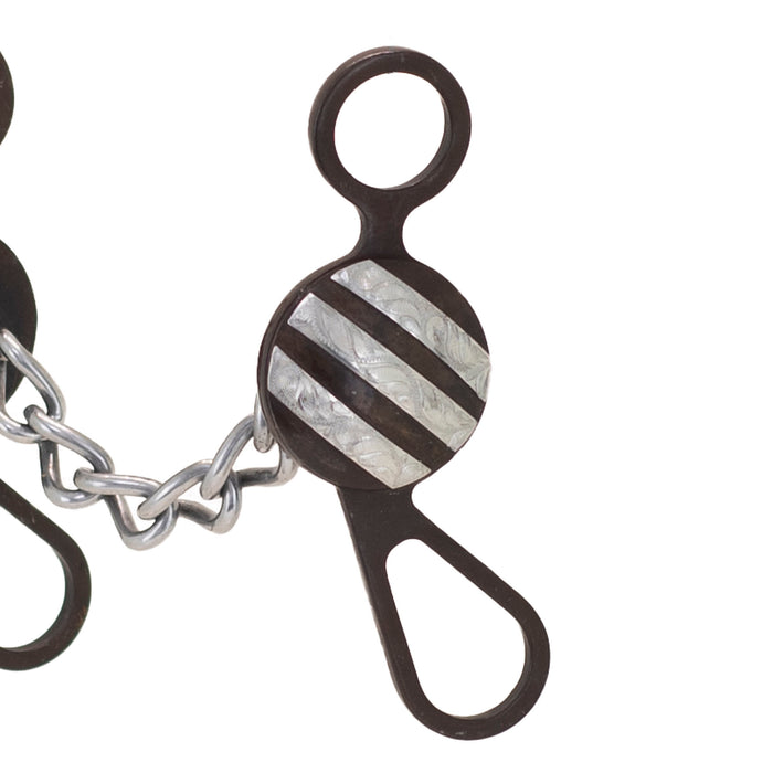 Cowboy Tack Tyler Magnus Chain Concho Short Shank Bit