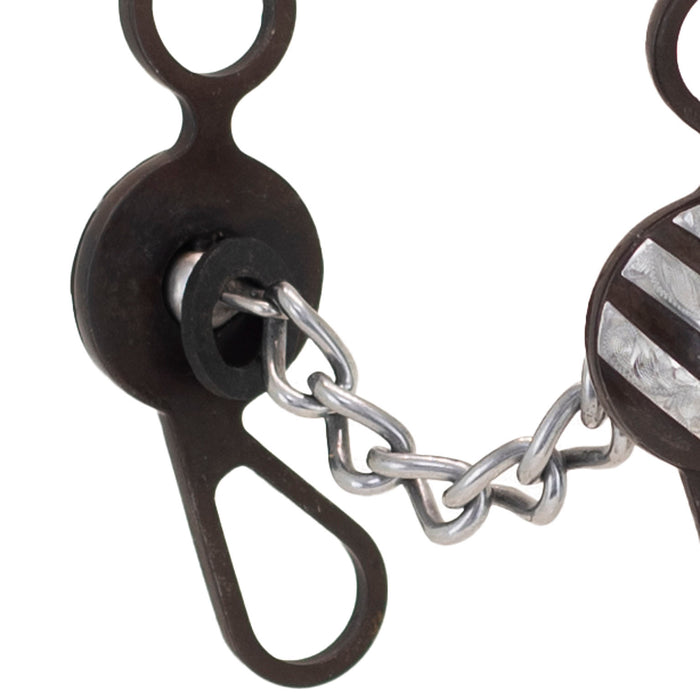 Cowboy Tack Tyler Magnus Chain Concho Short Shank Bit