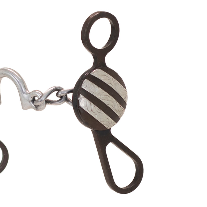 Cowboy Tack Tyler Magnus Ported Chain Concho Short Shank Bit