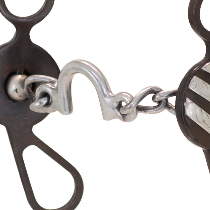 Cowboy Tack Tyler Magnus Ported Chain Concho Short Shank Bit