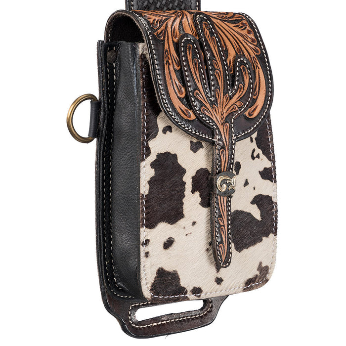 Tough 1 Cowhide Leather Rear Cinch Bag