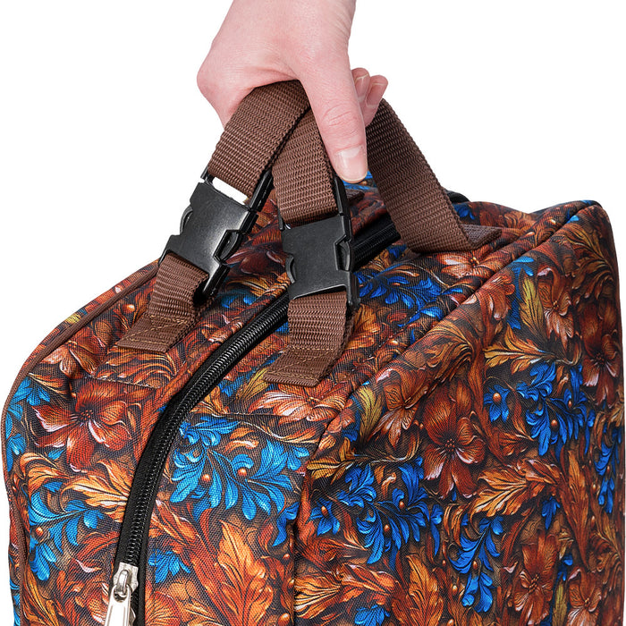 Tough 1 Blue Carved Double Sided Padded Halter Bag