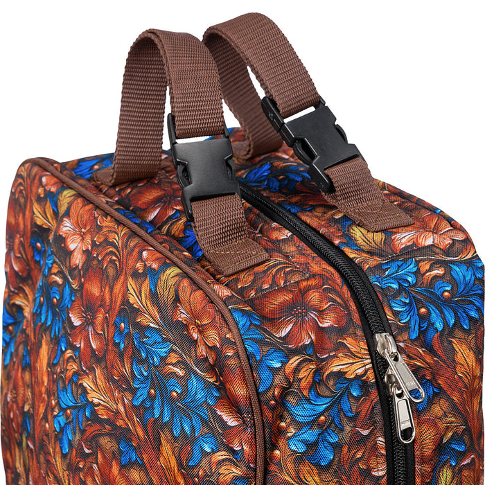 Tough 1 Blue Carved Double Sided Padded Halter Bag