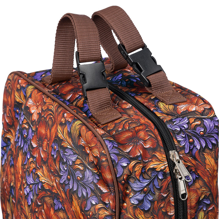 Tough 1 Purple Carved Double Sided Padded Halter Bag