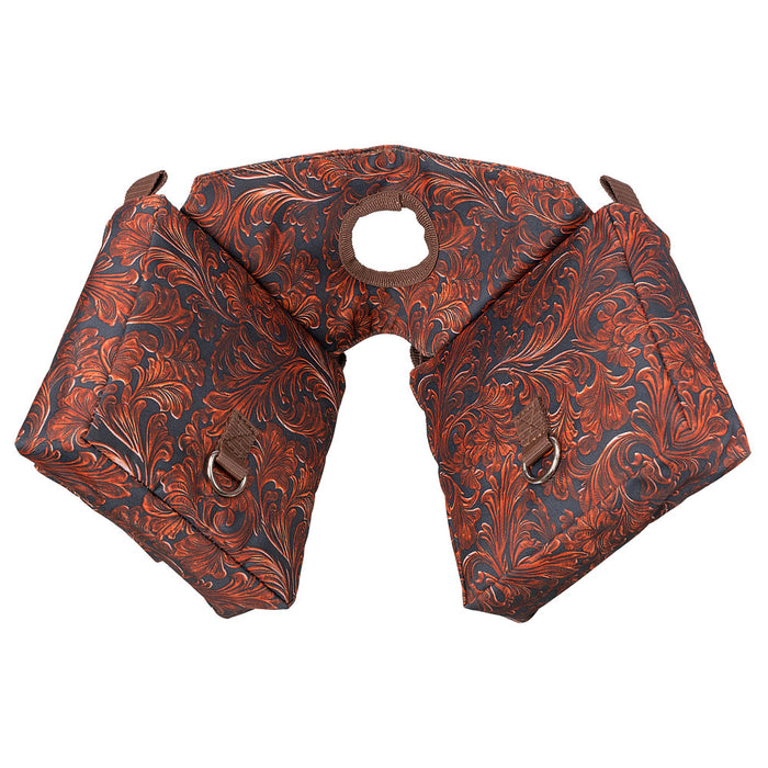 Tough 1 Tooled Leather Saddle Horn Bag