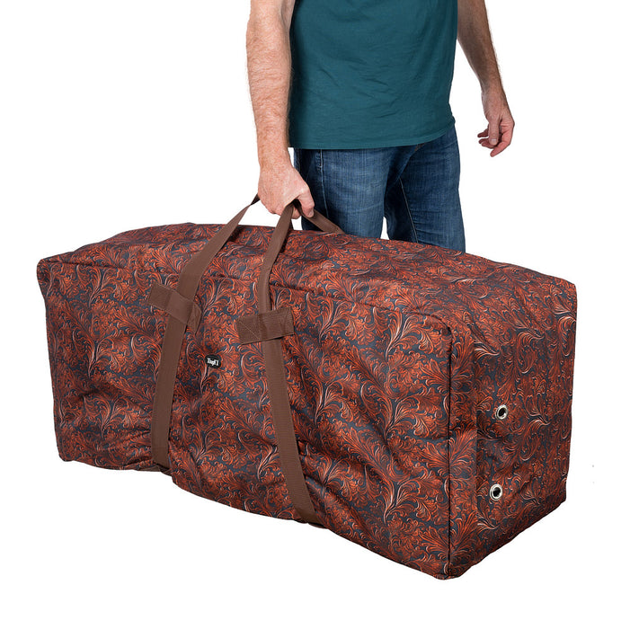 Tough 1 Tooled Leather Hay Bale Cover