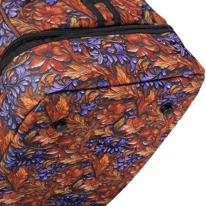 Tough 1 Purple Carved Duffle Bag