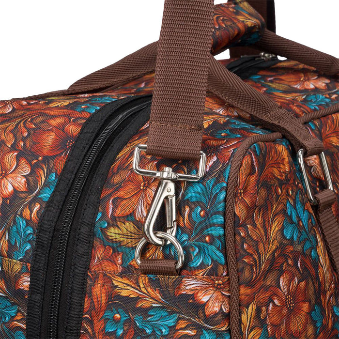 Tough 1 Teal Carved Duffle Bag