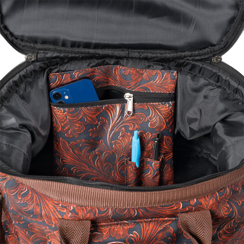 Tough 1 Tooled Leather Grooming Tote Case