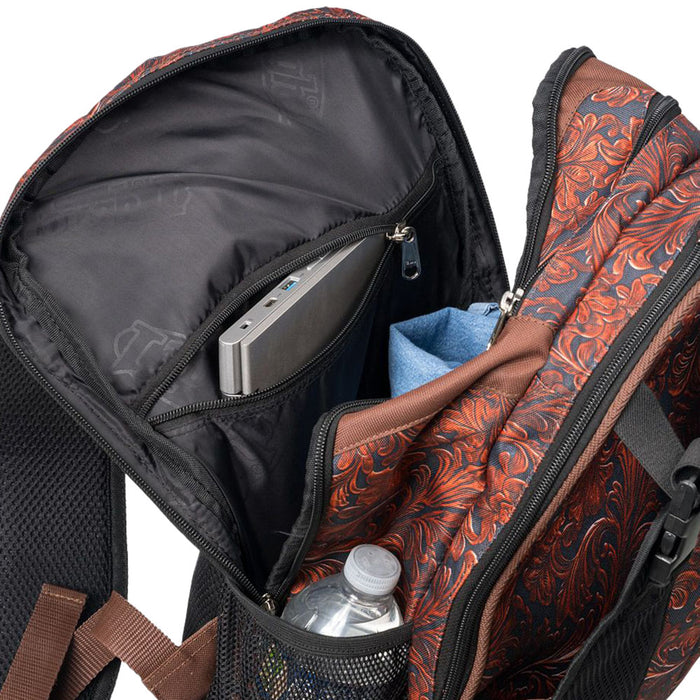Tough 1 Tooled Leather Backpack