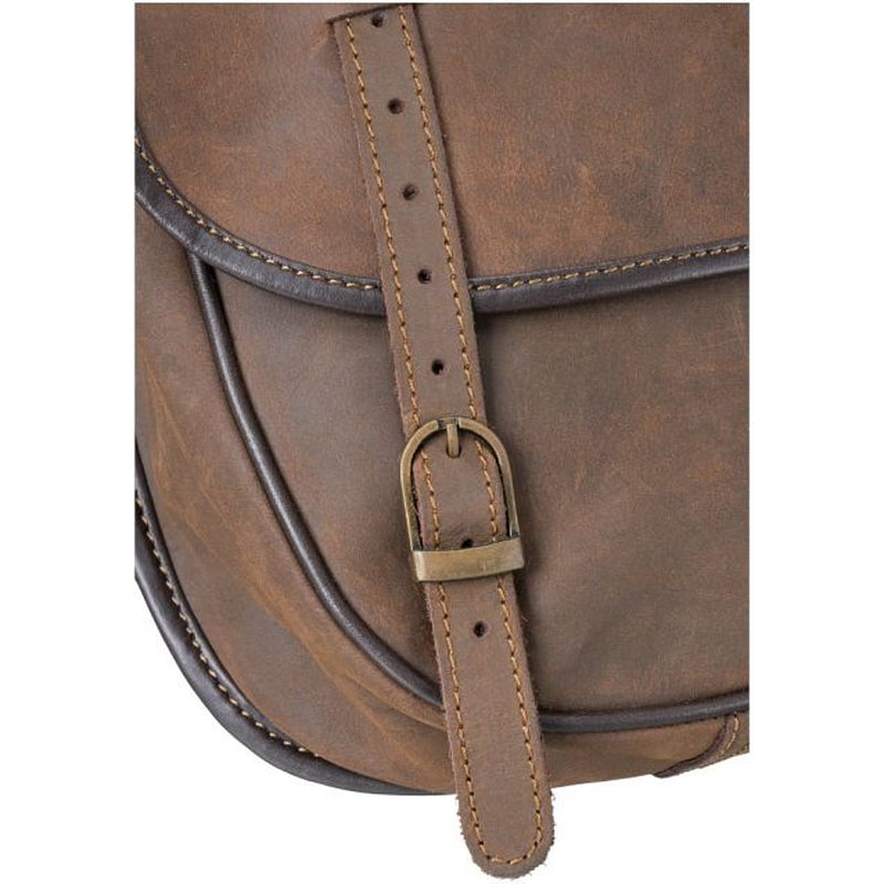 Tough 1 Soft Leather Trail Riding Saddle Bag