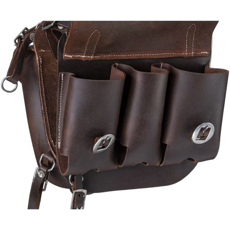 Tough 1 Dark Oil Leather Deluxe Medicine Bag