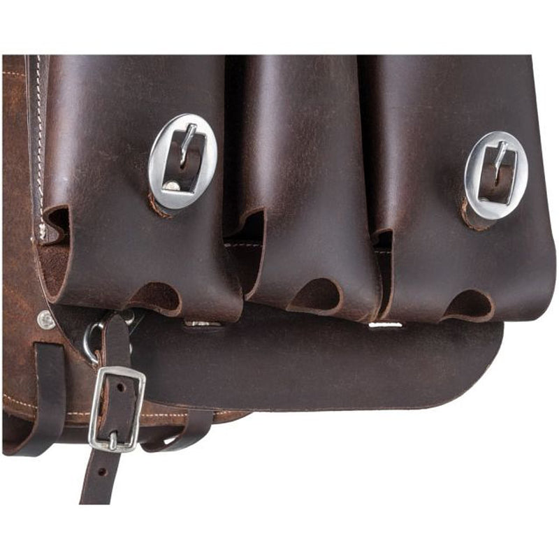 Tough 1 Dark Oil Leather Deluxe Medicine Bag