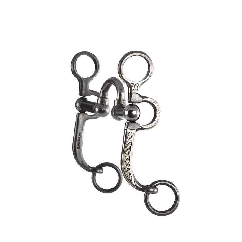 Brandon Anthony Low Port Silver Short Shank Bit