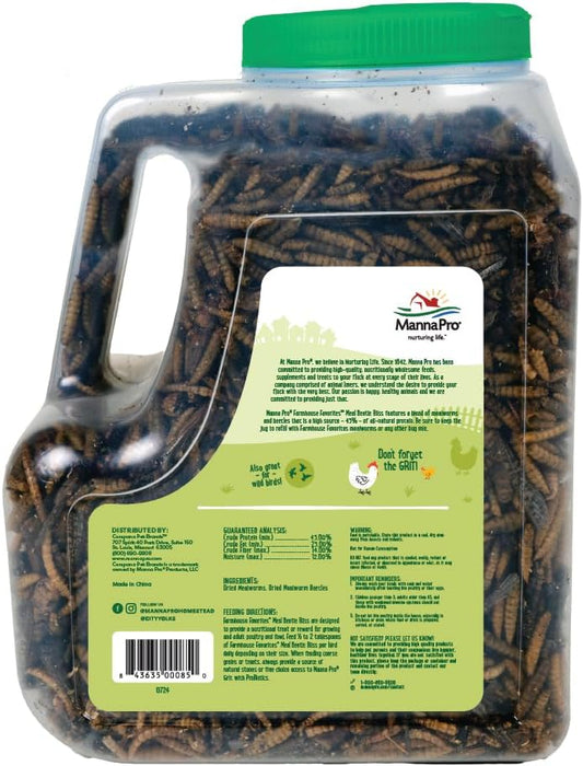 Manna Pro Farmhouse Favorites Meal Beetle Bliss 25oz