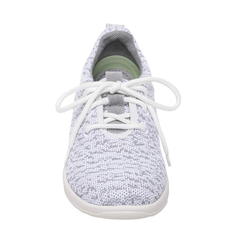 Minnetonka Women's ECO ANEW White Casual Lace up Shoe