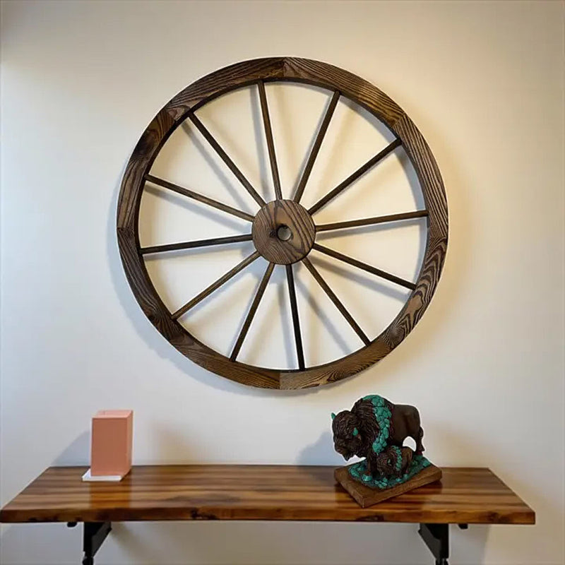Deleon Wagon Wheel Decor