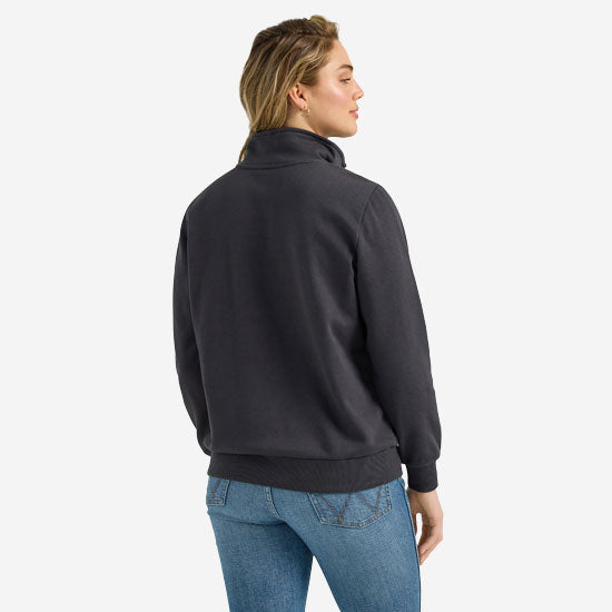 Wrangler Womens Long Live Cowboys 1/4 Zip Pullover
